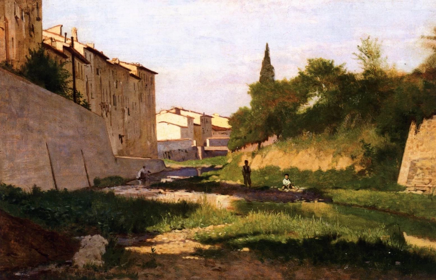 Il fiume Mugnone - Galleria Nazionale d'Arte Moderna e Contemporanea, Roma